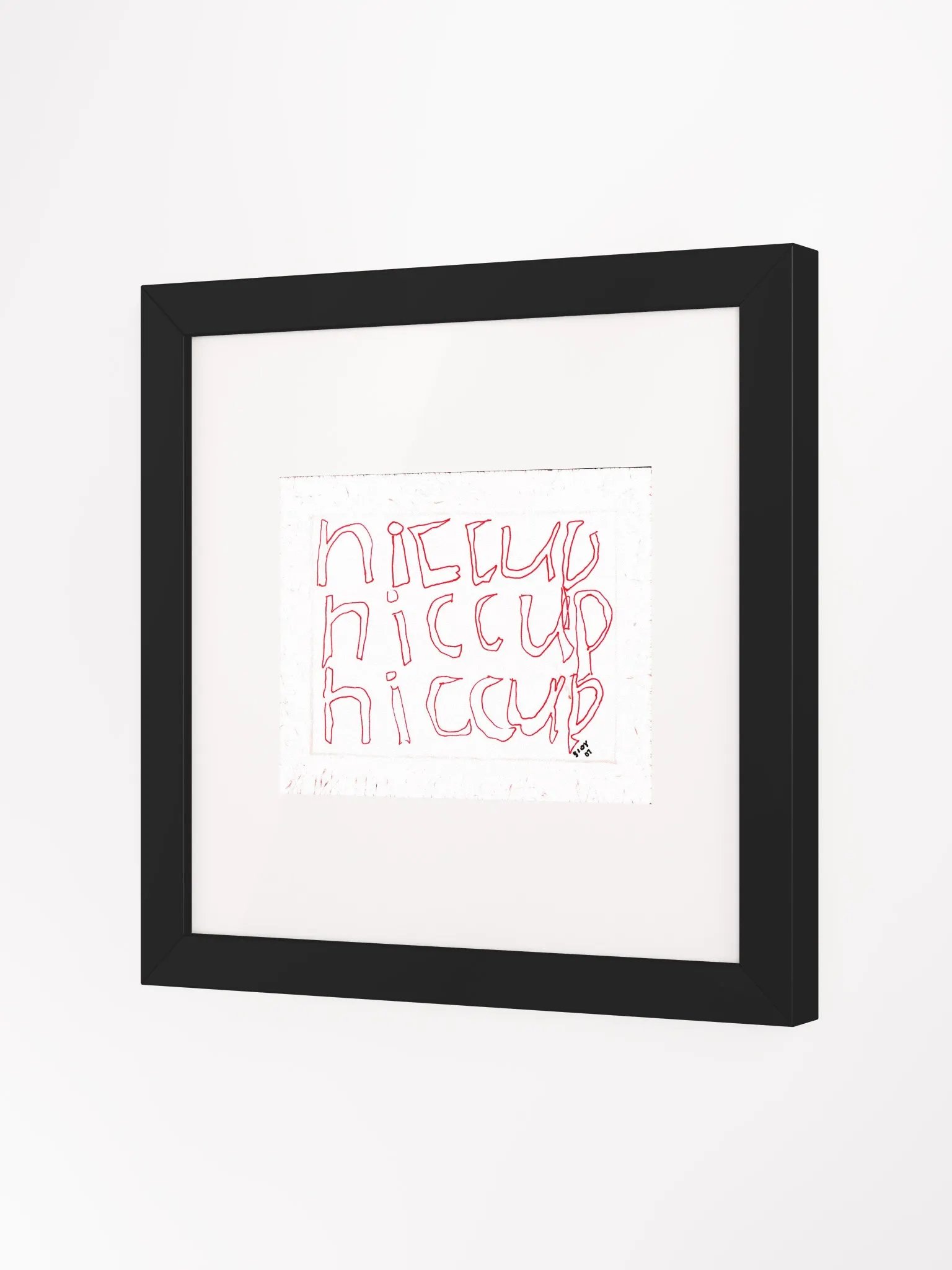 hiccup Panel Card Print Framed product image (3)