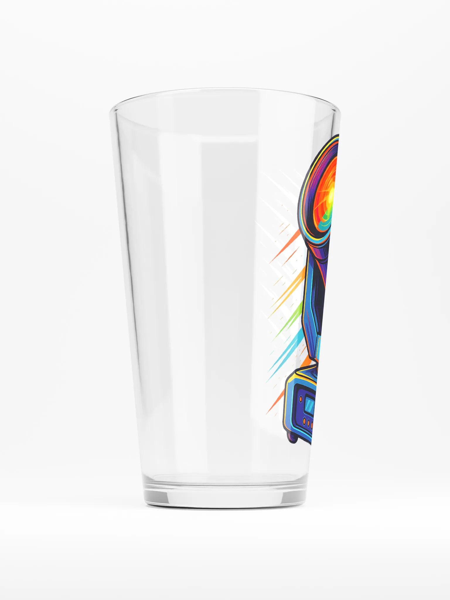 Theatrically Jerry: "Vibrant Hues" Moving Head Light Pint Glass product image (2)