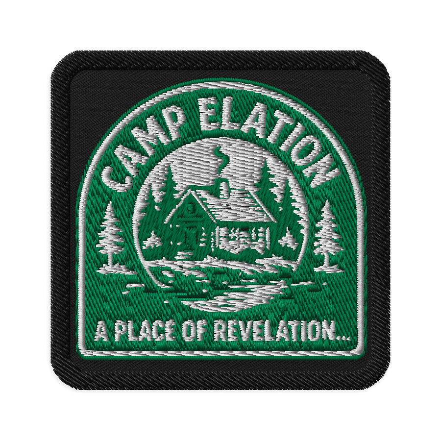 Camp Elation Embroidered Patch – “A Place of Revelation” product image (1)