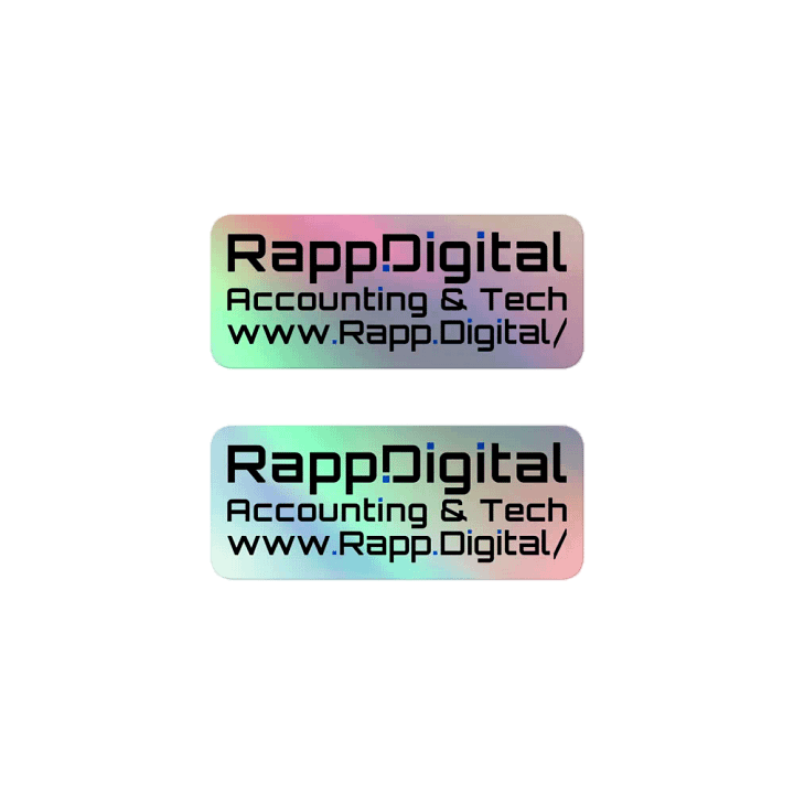 Rapp.Digital Full Text Holo Sticker Set product image (1)