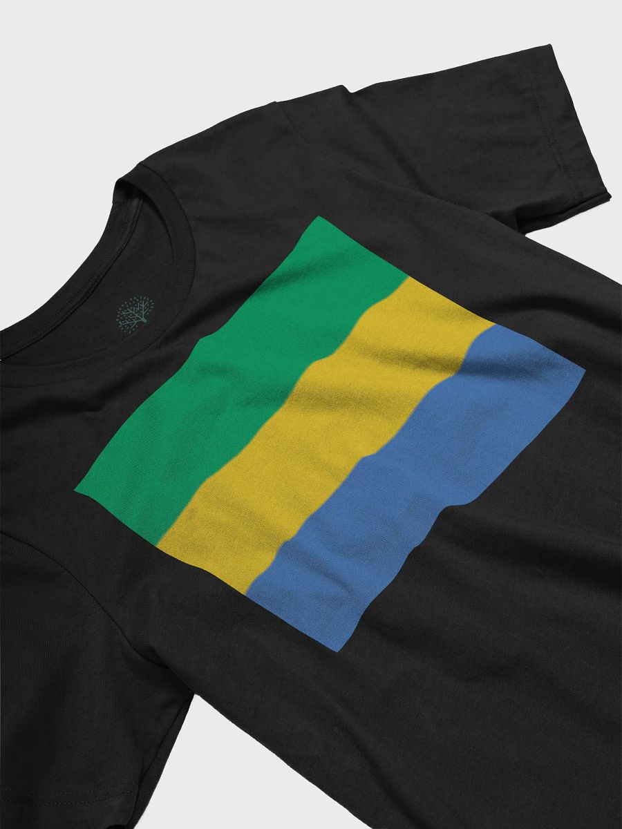Exclusive Unisex Gabon Flag Graphic Tee by Graphic Grove product image (5)