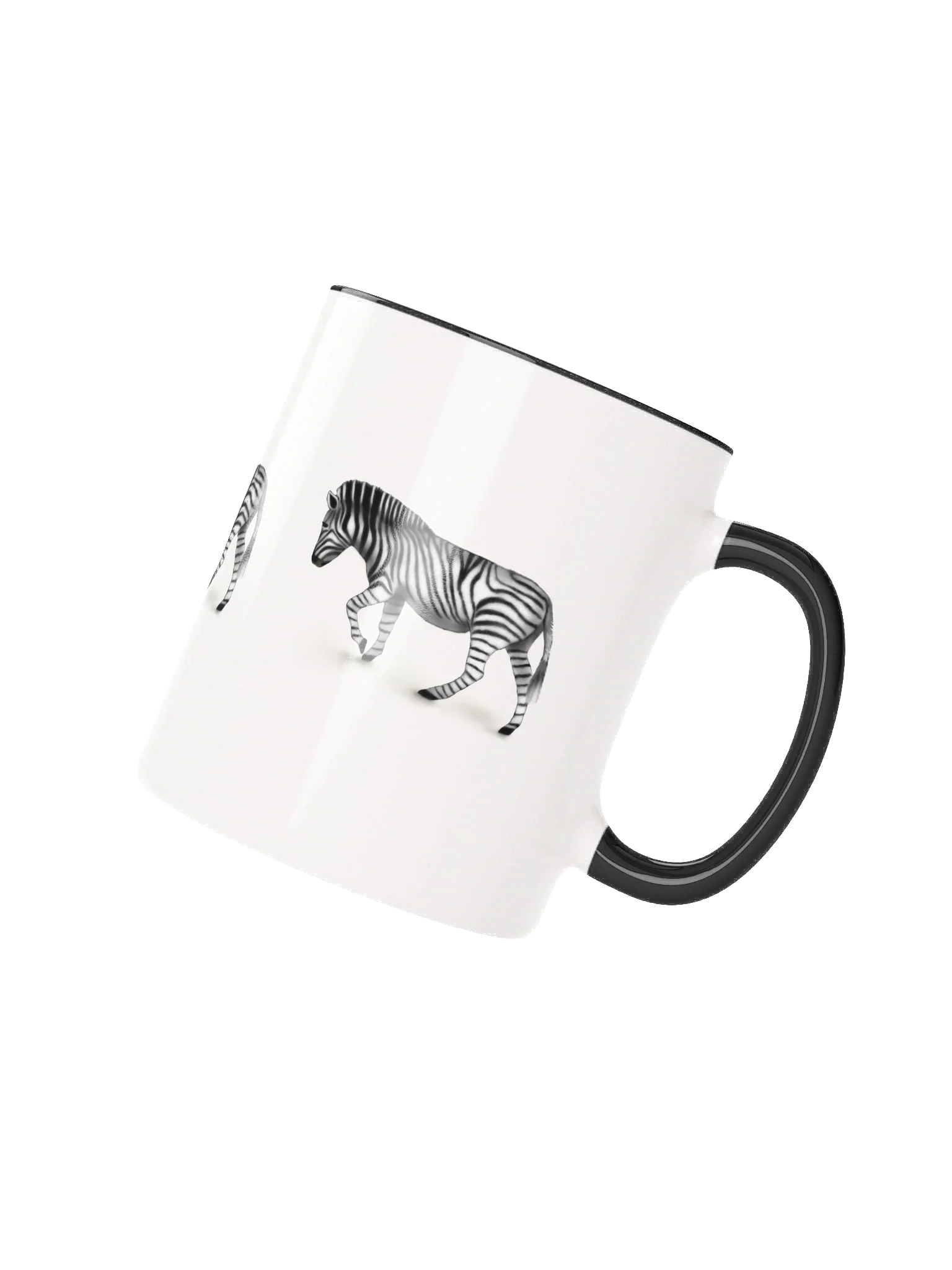 Striped Zebra Ceramic Mug with Color Inside product image (13)