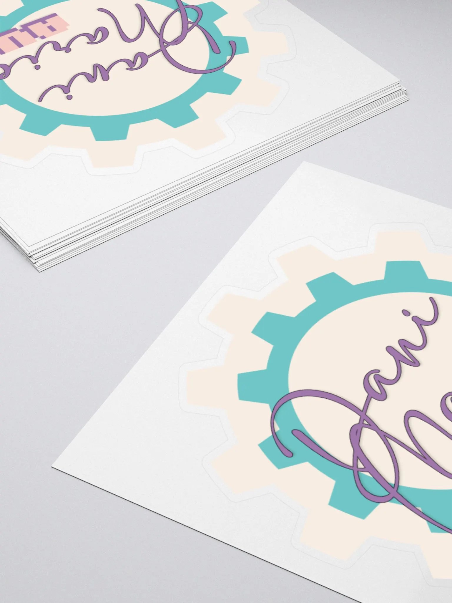 DaniMarieAUC Logo Cut Sticker product image (4)