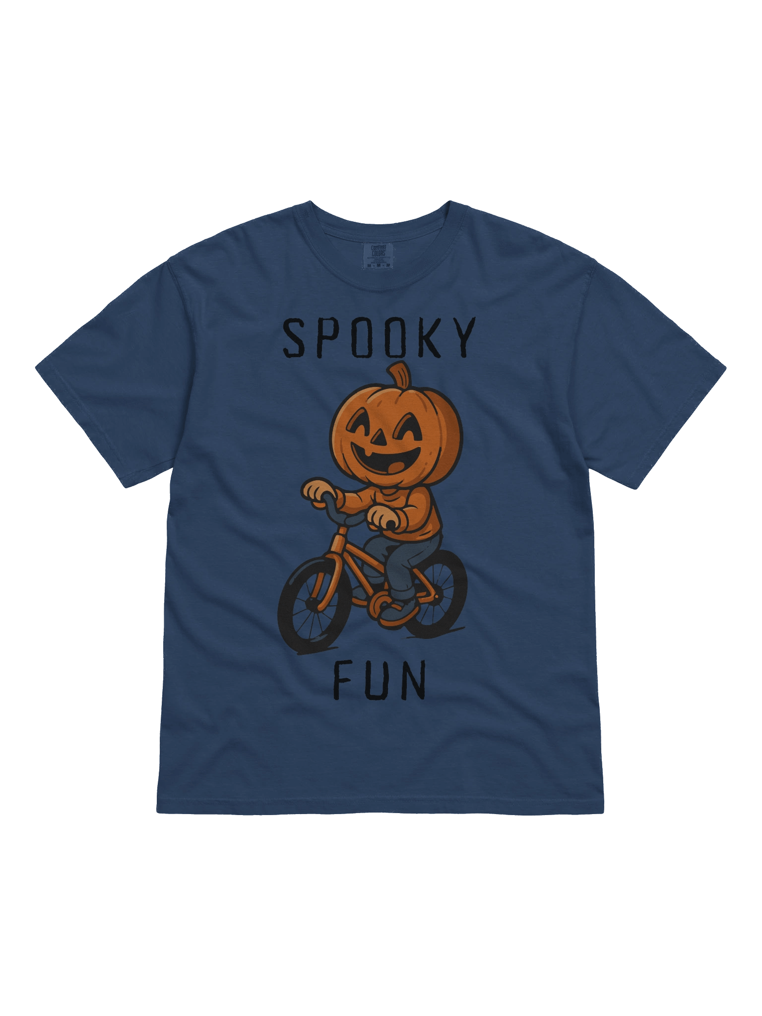 “Spooky Fun Rider” Kids Halloween BMX Tee product image (9)