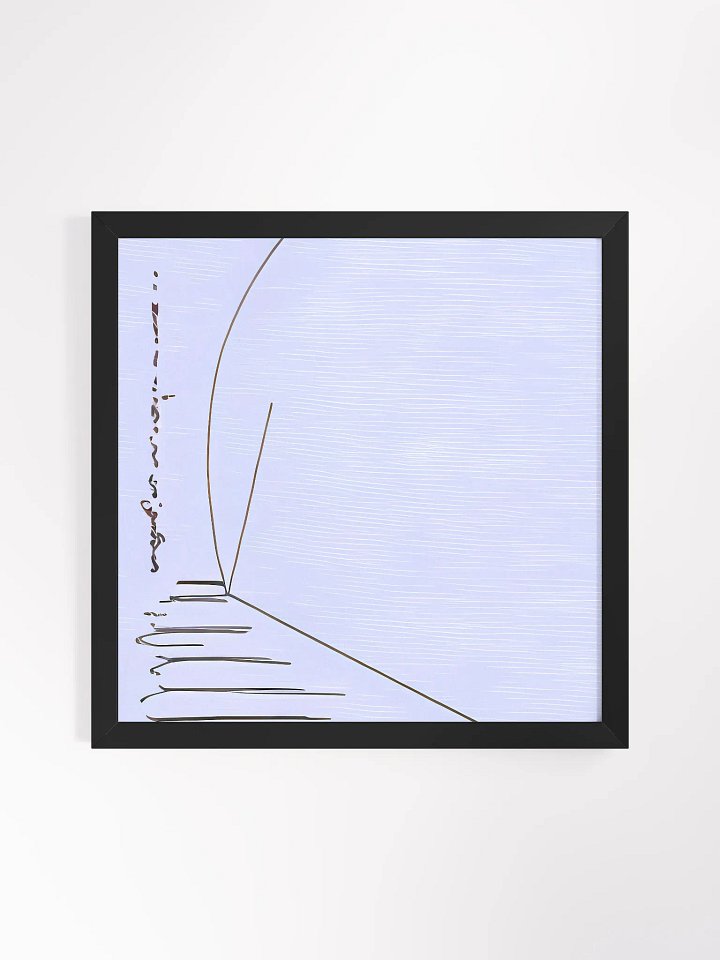 Stealth-Abstract Fusion Framed Art Print product image (1)