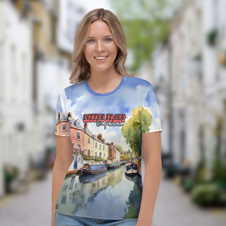 Little Italy - England - All Over Print - Watercolor - T-shirt product image (1)