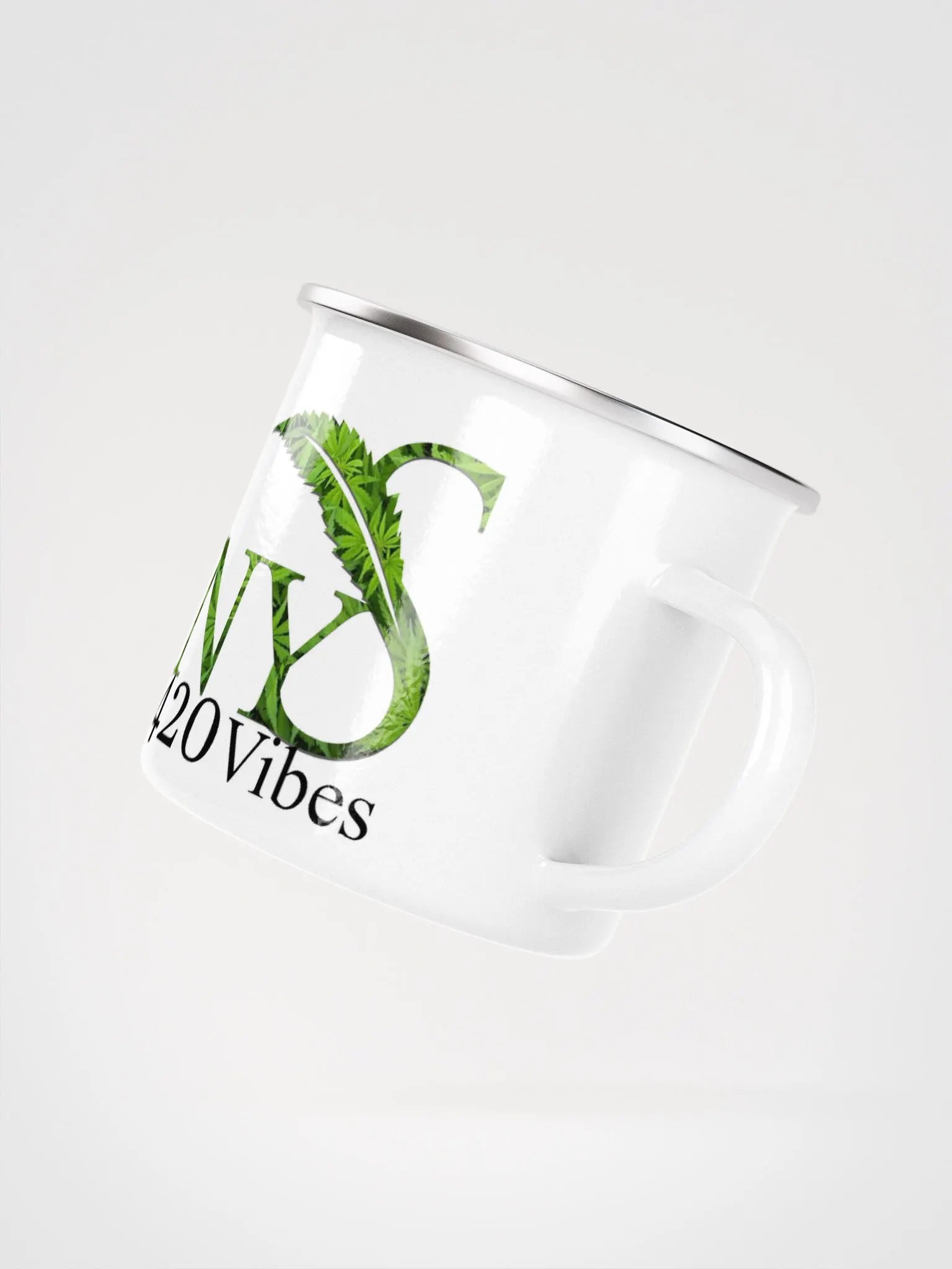 NYS 420 Vibe Leaf Enamel Mug product image (3)