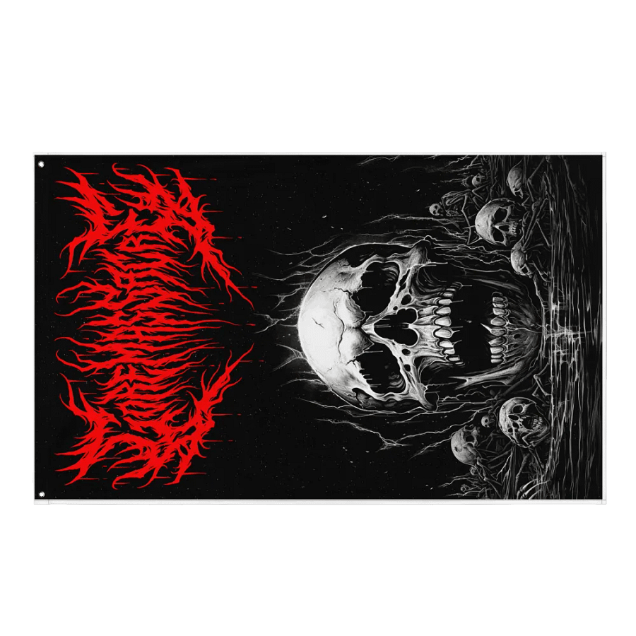 Gore Skulls Flag/Tapestry product image (1)