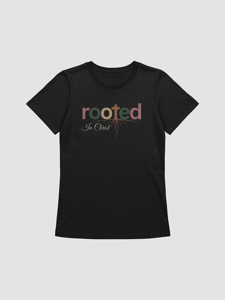 Rooted in Christ T-Shirt – Colossians 2:7 product image (4)