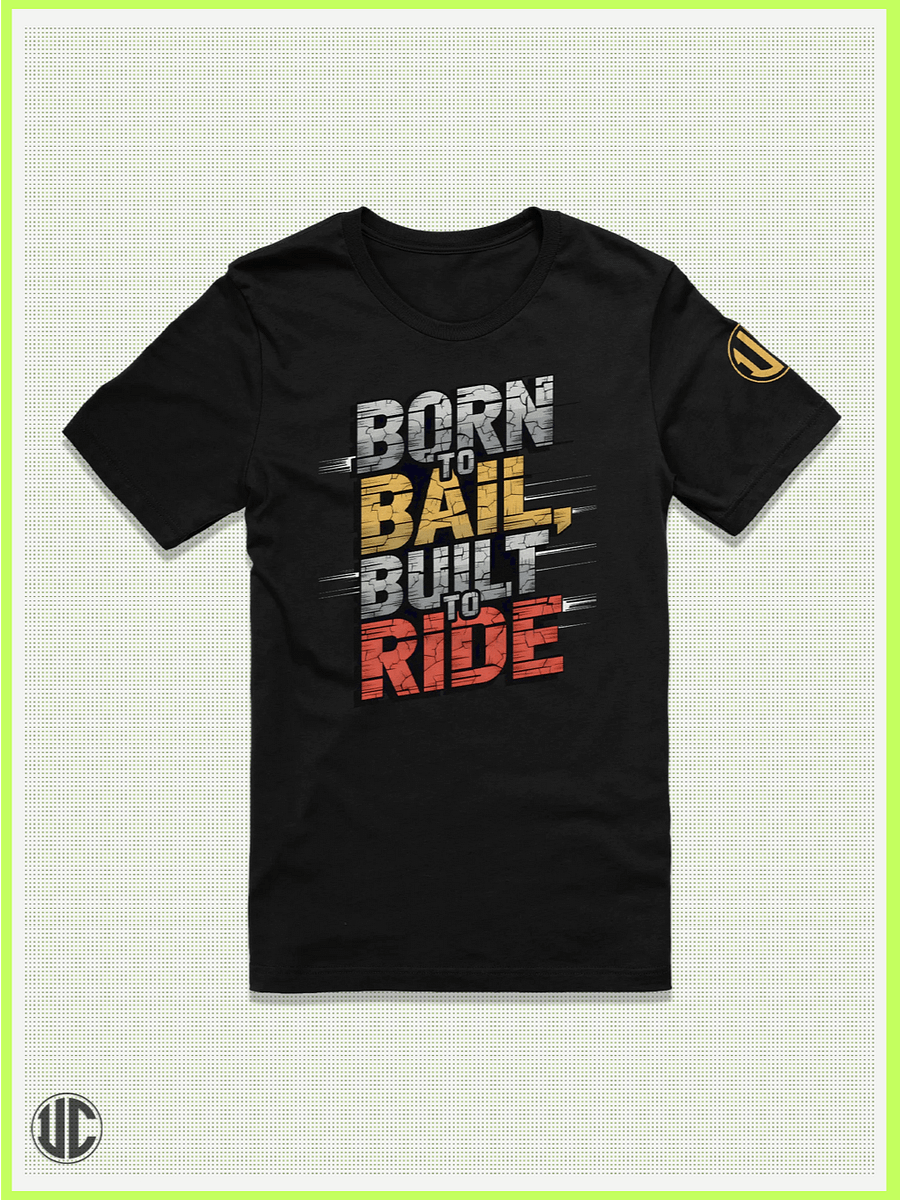 Born to Bail – Urban Skater Graphic T-Shirt product image (1)