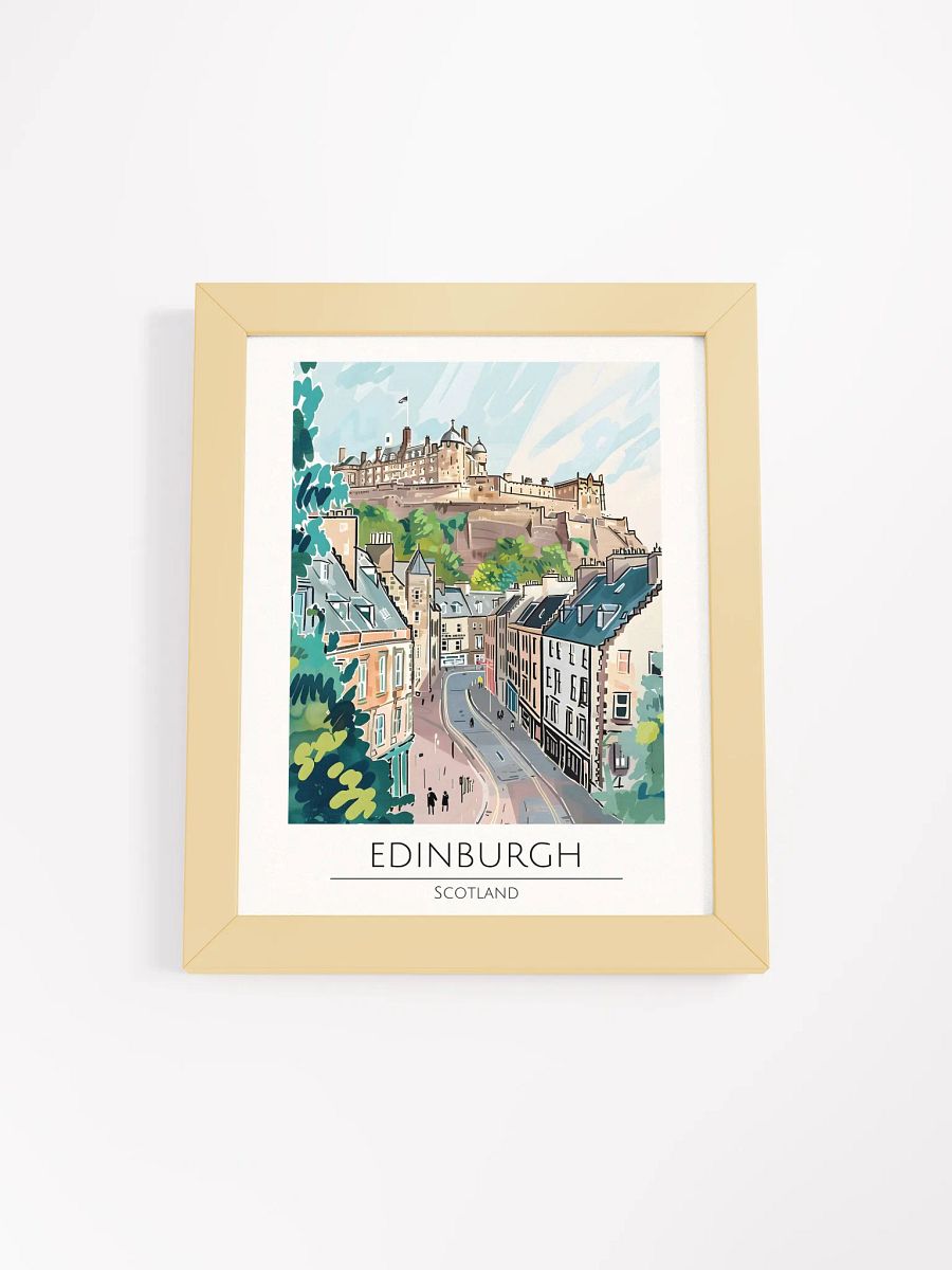 Edinburgh Scotland Framed Travel Poster product image (4)