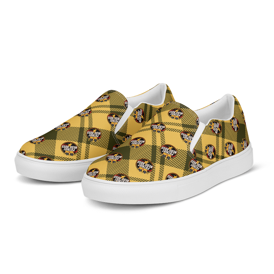 Golden Diamond Geometric Slip-Ons Patriot Nedo Brand product image (3)
