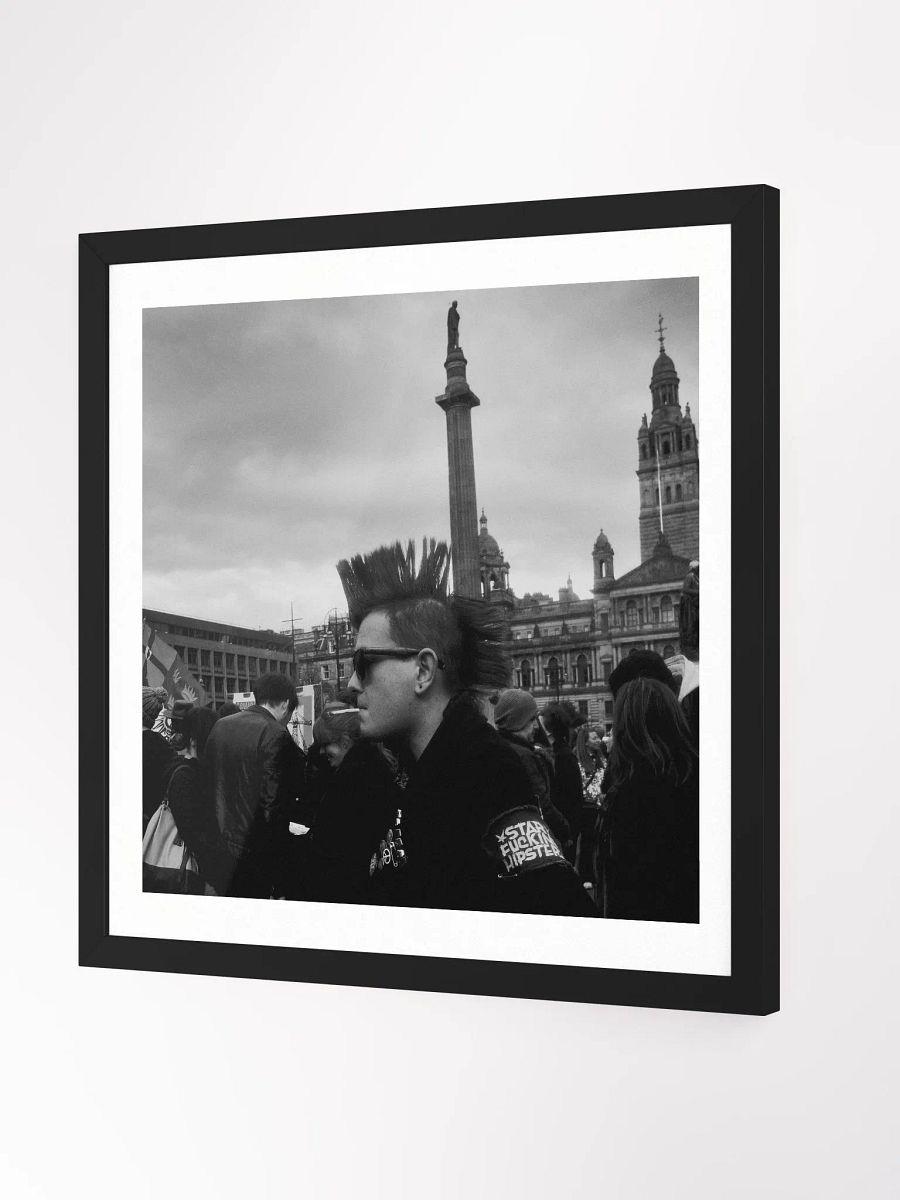 Framed Square Print Street Photograph Punk product image (2)