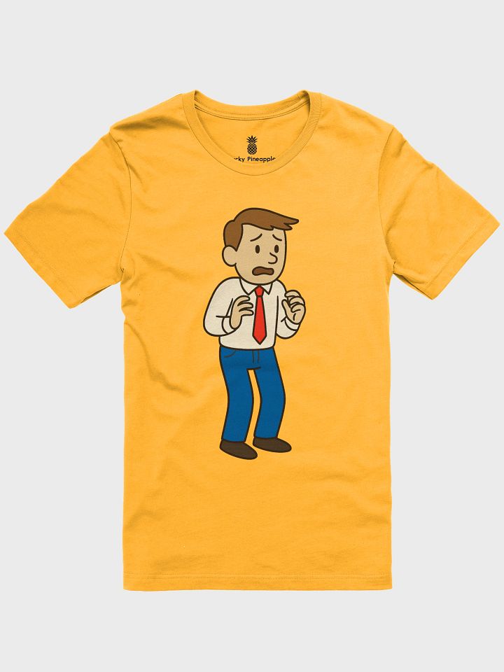 Business Casual Anxiety: "Ted the Terrified Teacher" Unisex T-Shirt product image (3)