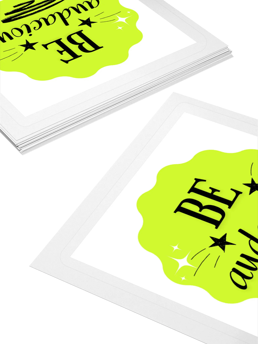 Be Audacious – Bold Spirit 3x3 Sticker product image (4)