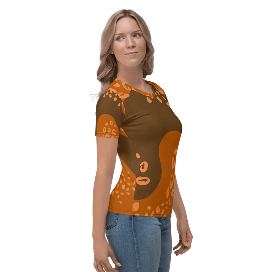 Orange Leopard Dreams Women's T-Shirt product image (4)