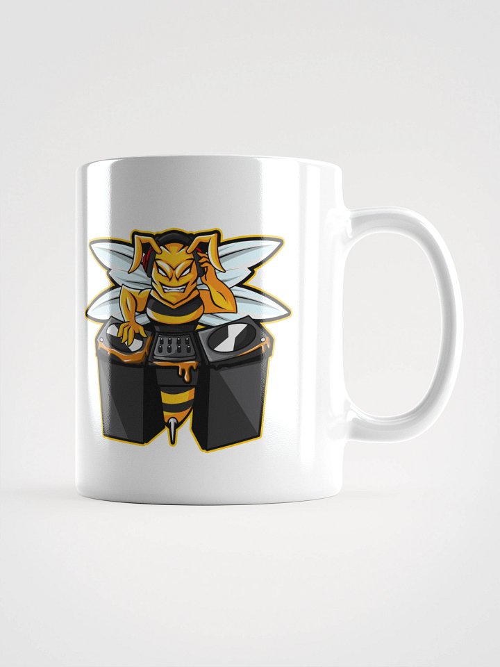 Bee Logo White Glossy Mug product image (3)