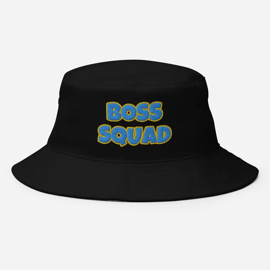 Boss Squad Bucket Hat (Blue & Yellow) product image (8)