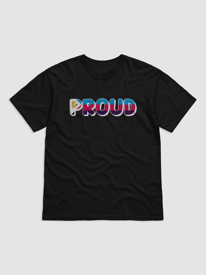 The 'PROUD poly' T-Shirt - Black product image (1)