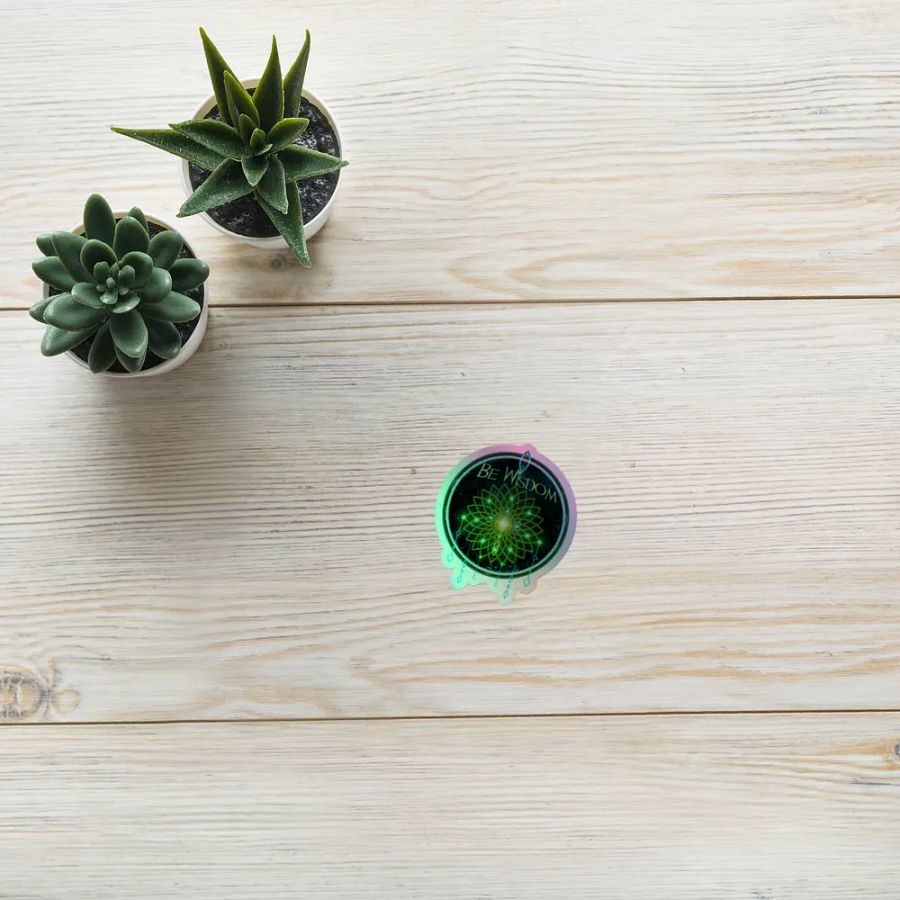 Fae BE WISDOM Holographic Kiss-Cut Sticker product image (5)