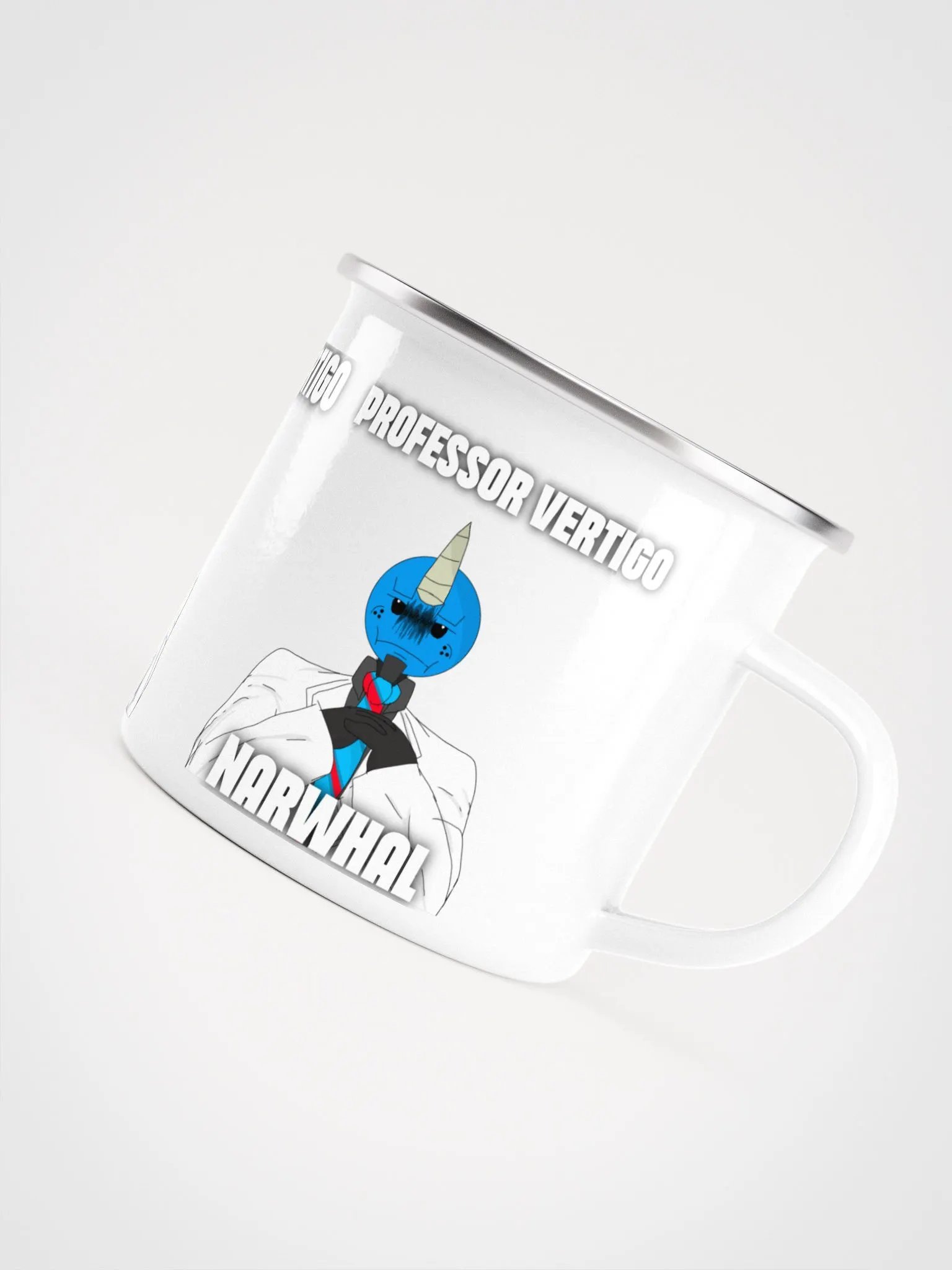 Professor Vertigo Narwhal Enamel Mug product image (5)