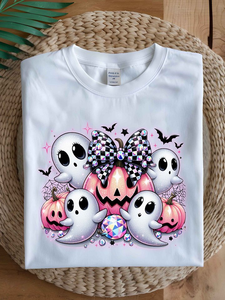 Whimsical Halloween Ghosts T-Shirt product image (14)