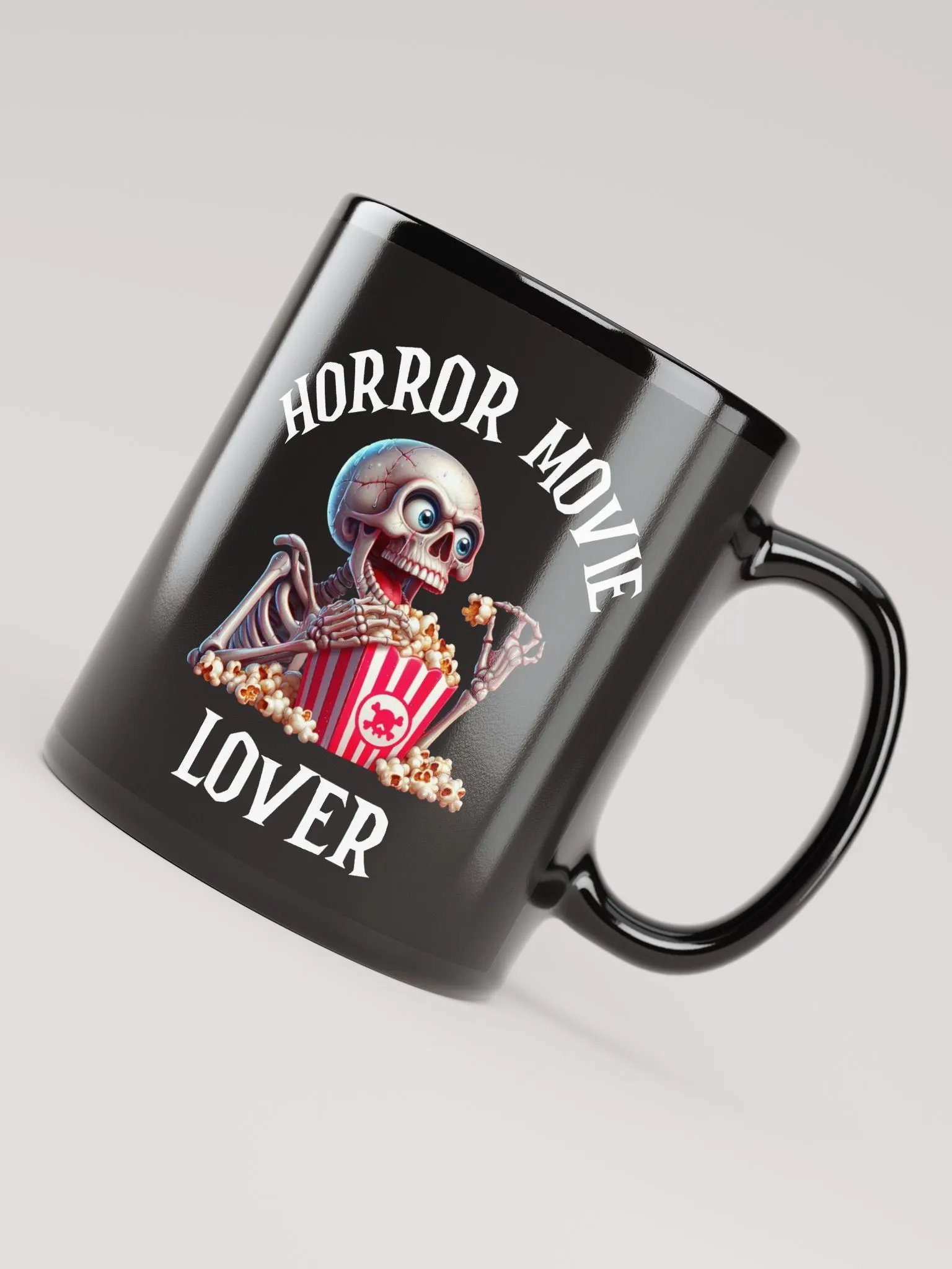 Horror Movie Lover Black Glossy Mug product image (5)