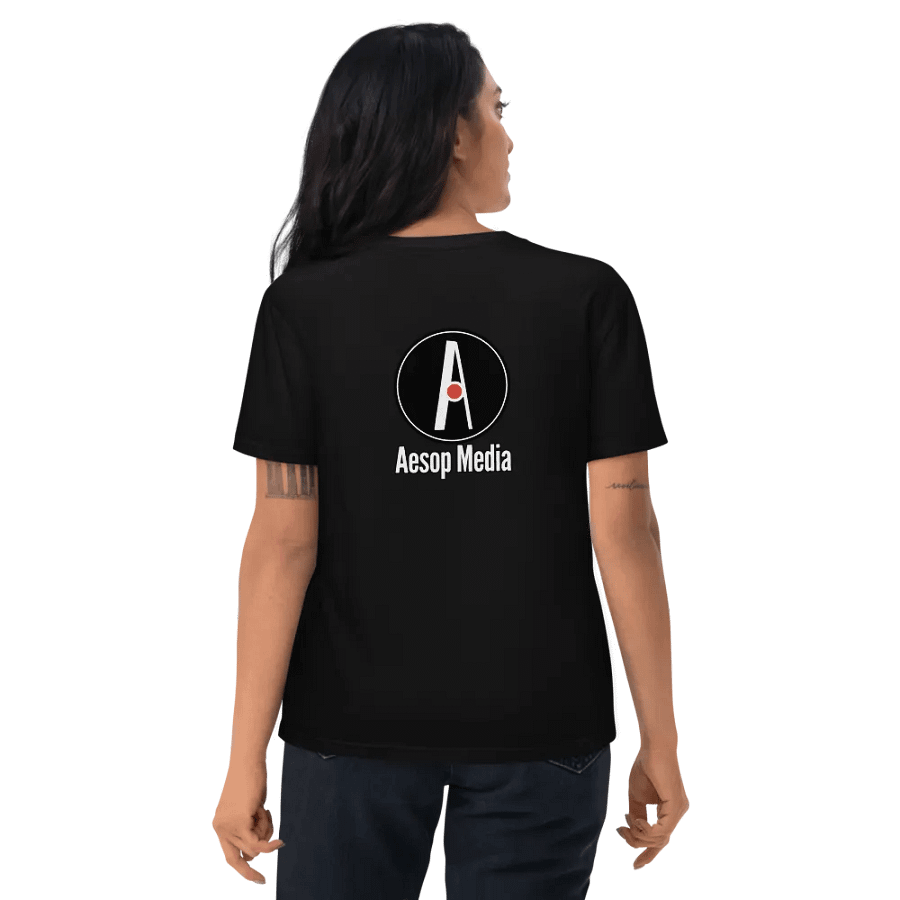Aesop Media T-Shirt (black organic cotton) product image (12)