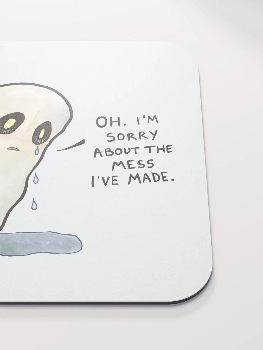 apologetic ghost mouse pad product image (5)