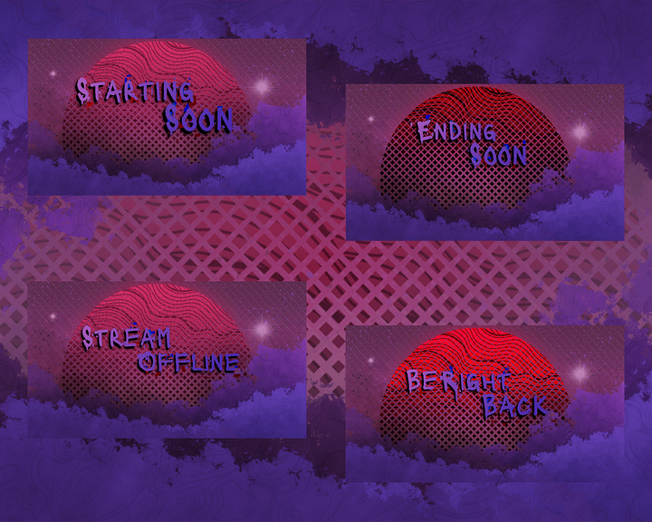 Cosmic Dream Stream Overlay Pack product image (1)