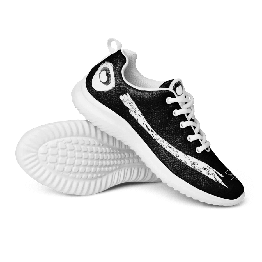 Peacock White on Black Shoe product image (10)
