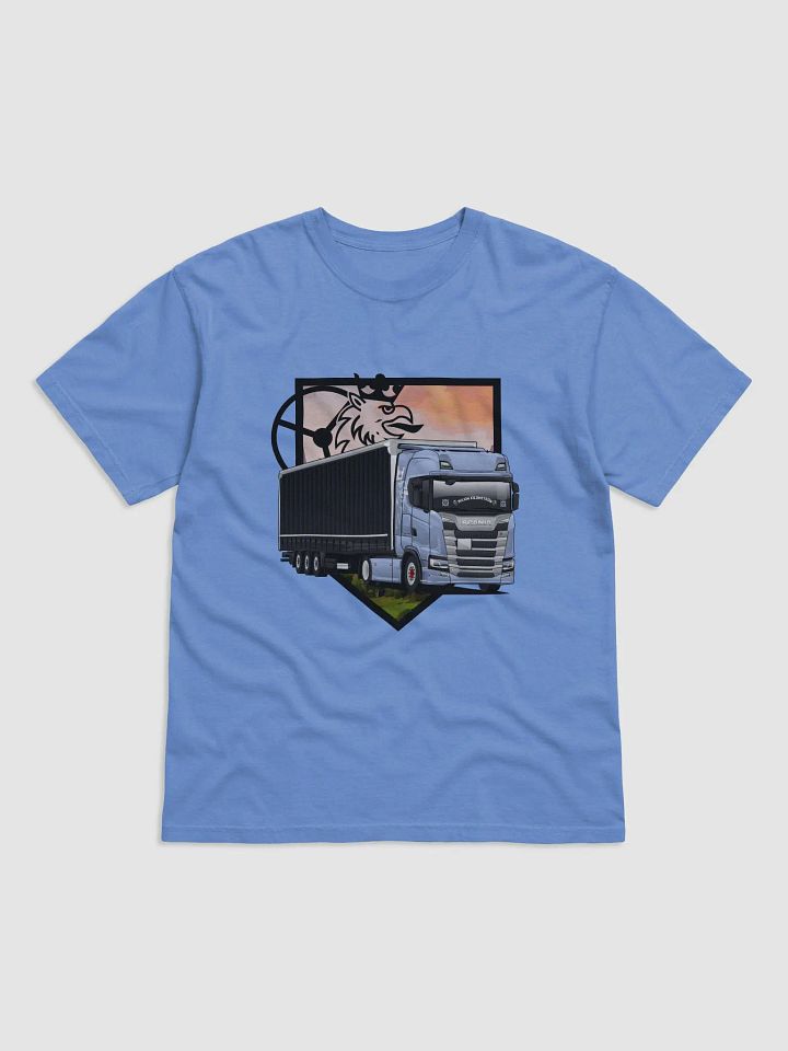 ICON S450 Flo BLUE Truck Sunset T-Shirt product image (1)