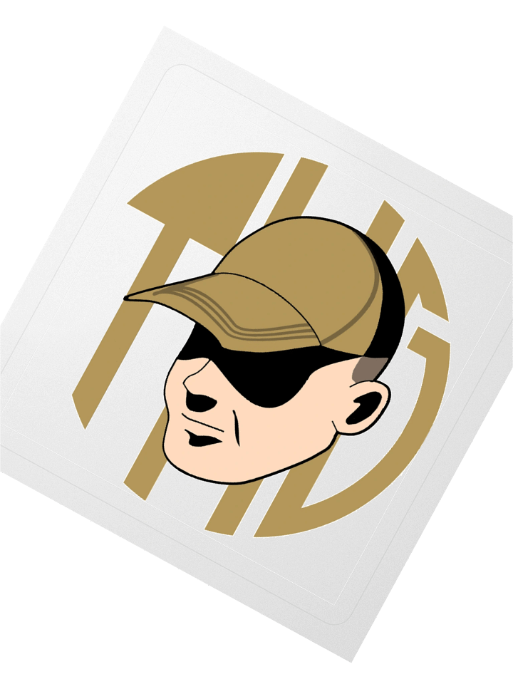 Gold THG Logo Sticker Set product image (4)
