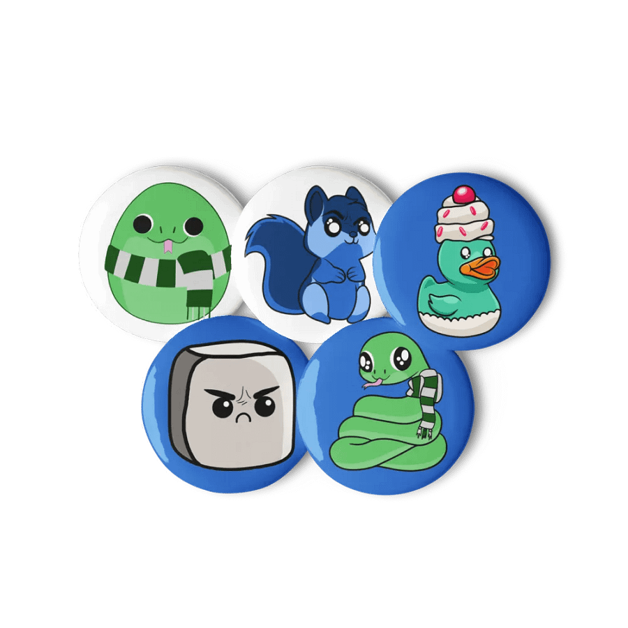 Bandit & Friends Button Pack product image (6)