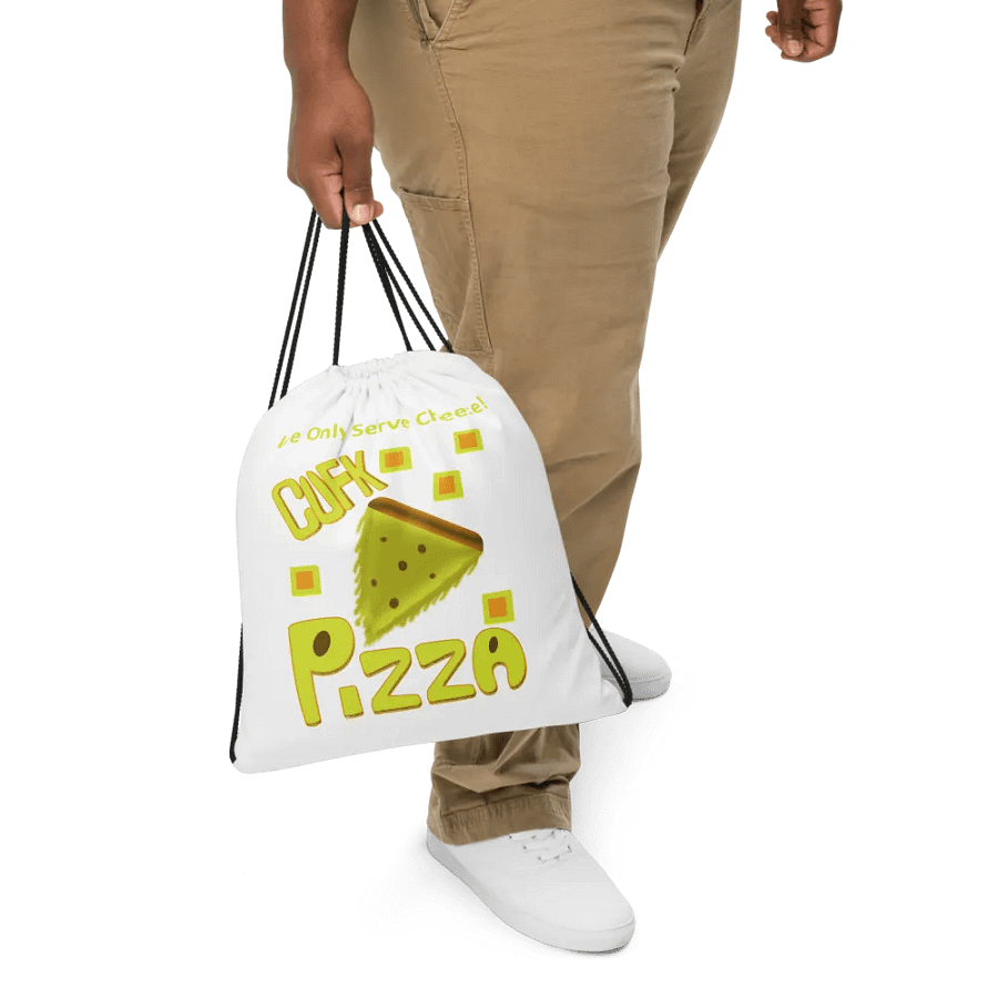 CUFK Pizza Drawstring Bag product image (5)