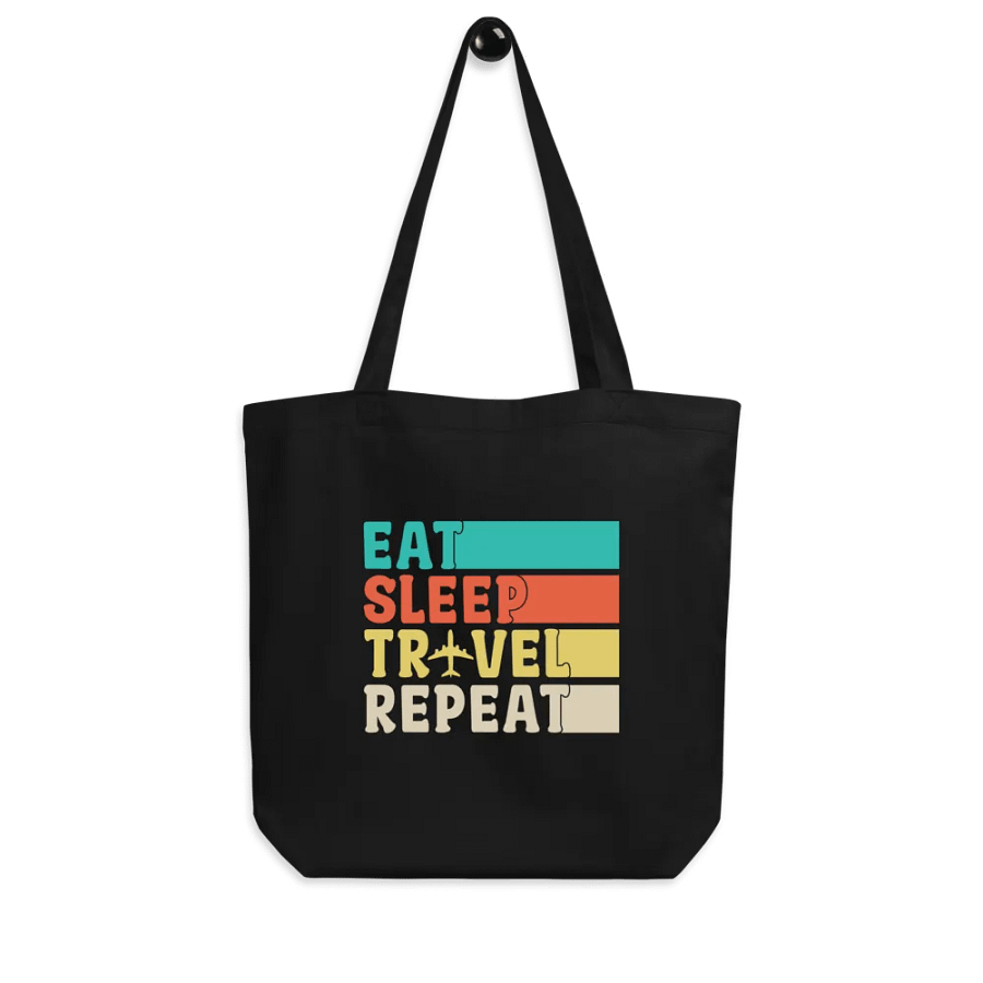 Tote Bag: Eat, Sleep, Travel, Repeat product image (7)