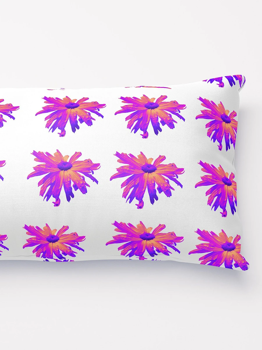 Abstract Pink Floating Daisy Flower Repeating Pattern Design Throw Pillow product image (3)