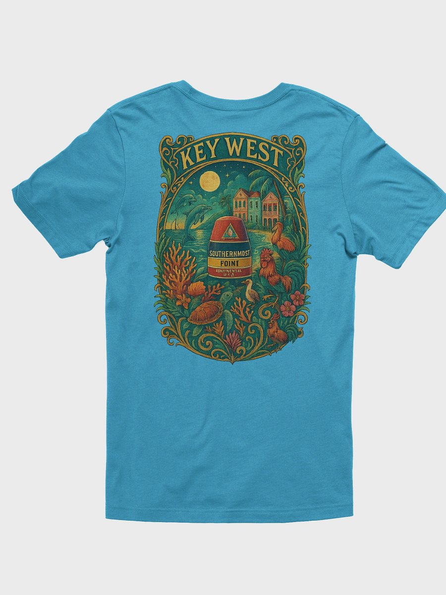 Key West Tropical T-Shirt Ultra Soft Tee with Southernmost Point Buoy product image (4)