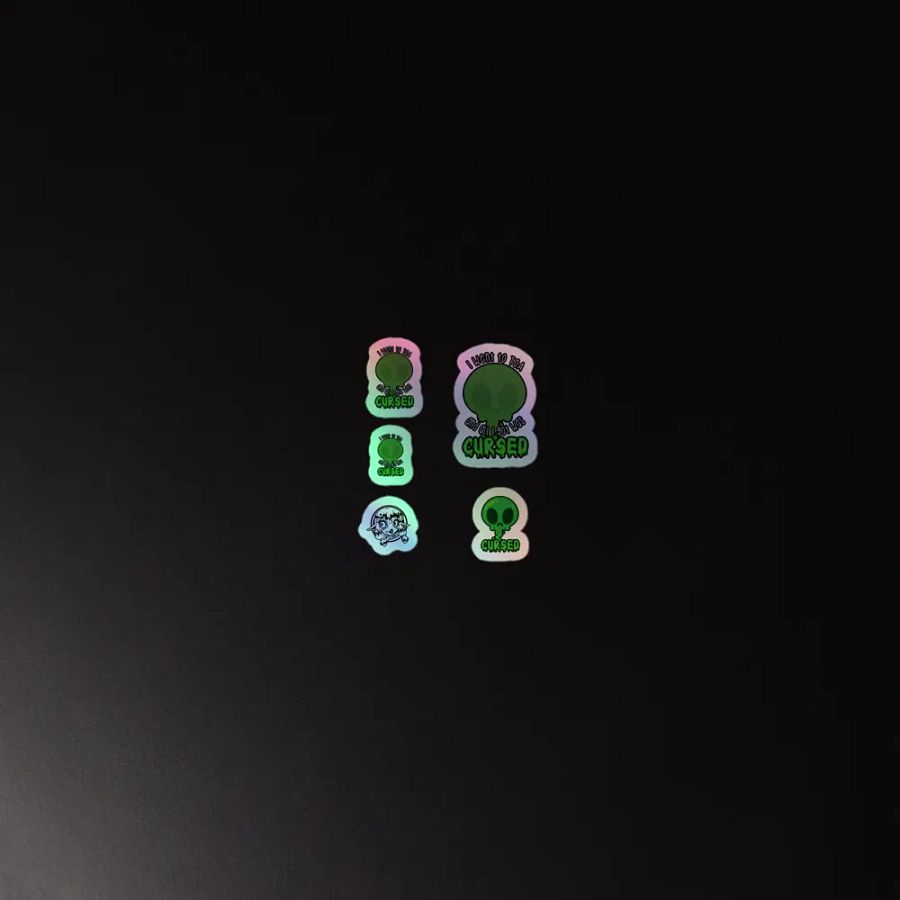 All I Got Was Cursed - Hunter - Holo Sticker Sheet product image (4)