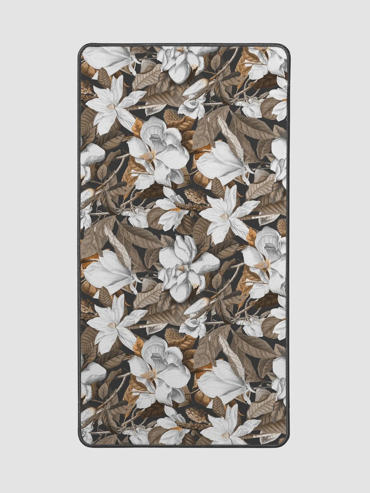 Black Magnolia Grandiflora Desk Mat product image (3)