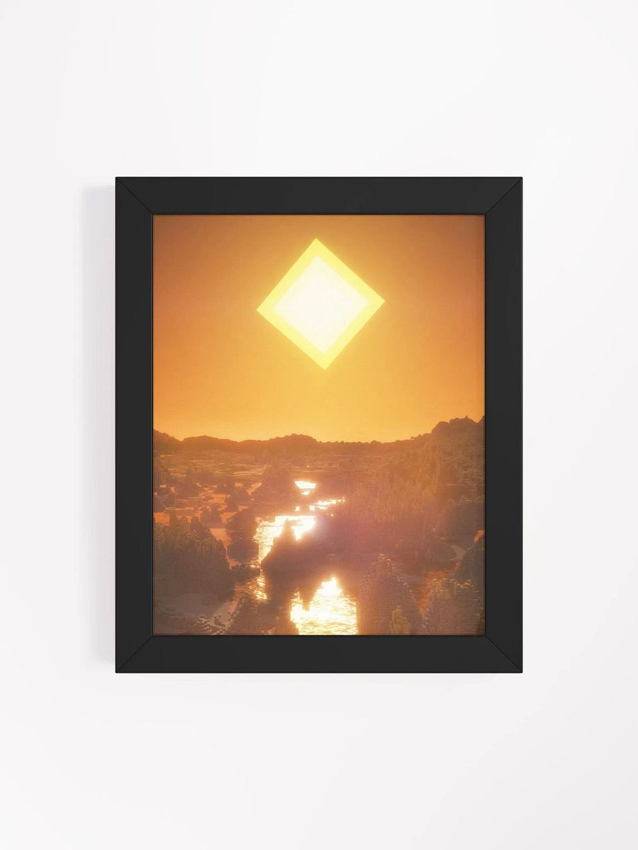 Framed Ice Plains Matte Poster product image (4)