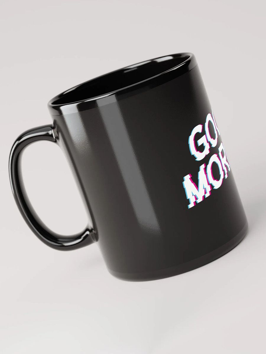 Good Morning Black Glossy Mug product image (4)