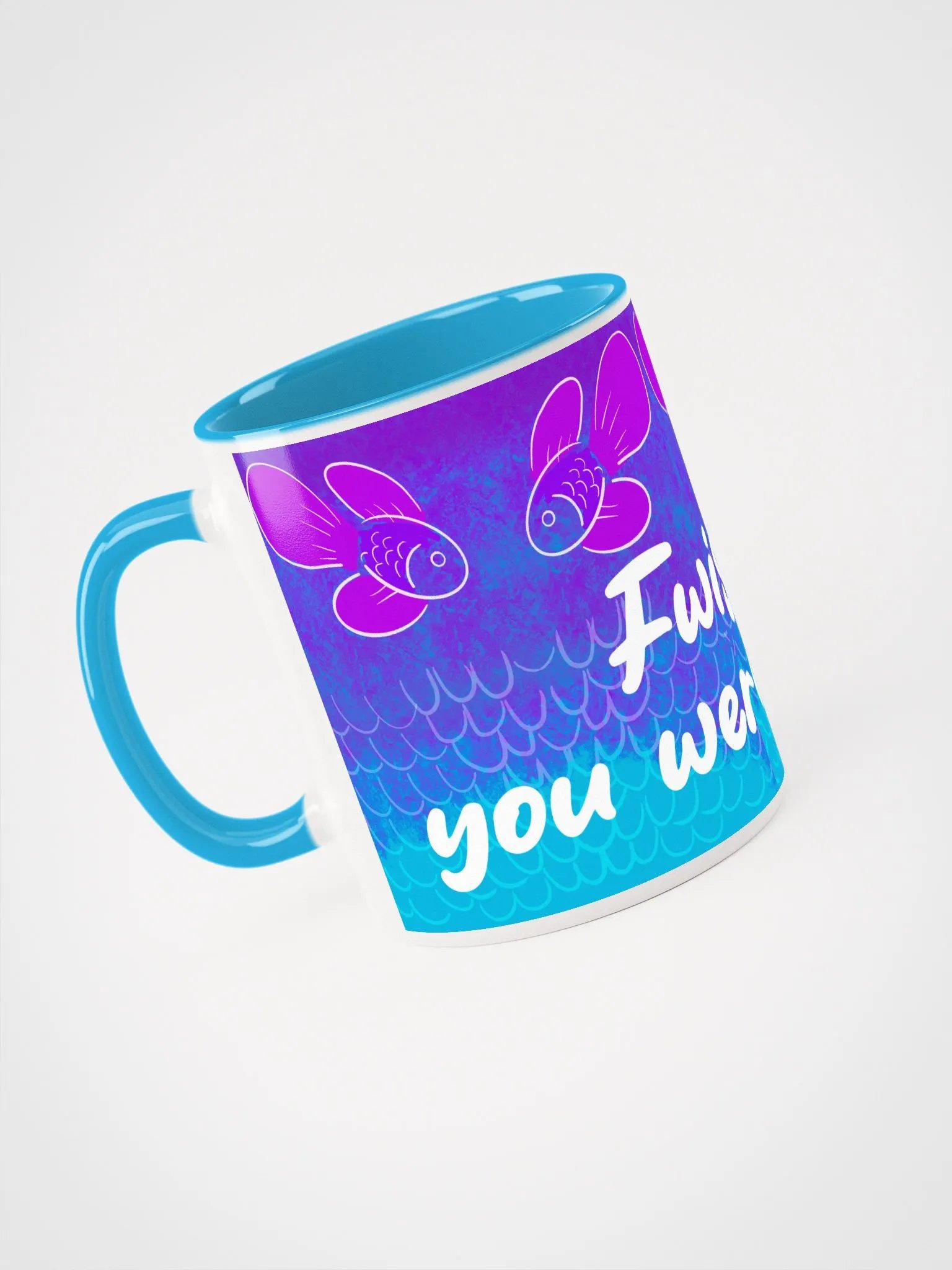 Fwish you were here colorful - color mug product image (9)