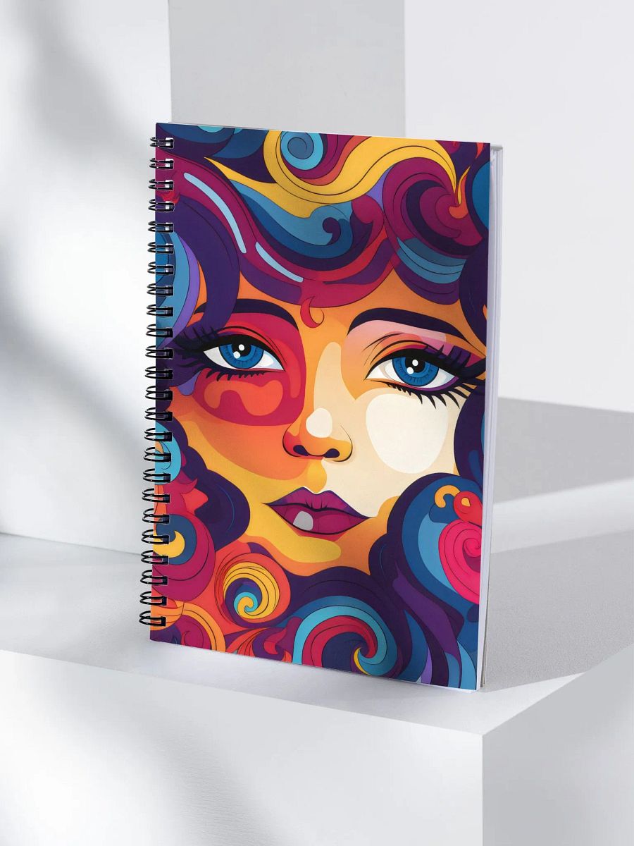 Psychedelic Beauty Spiral Notebook product image (4)