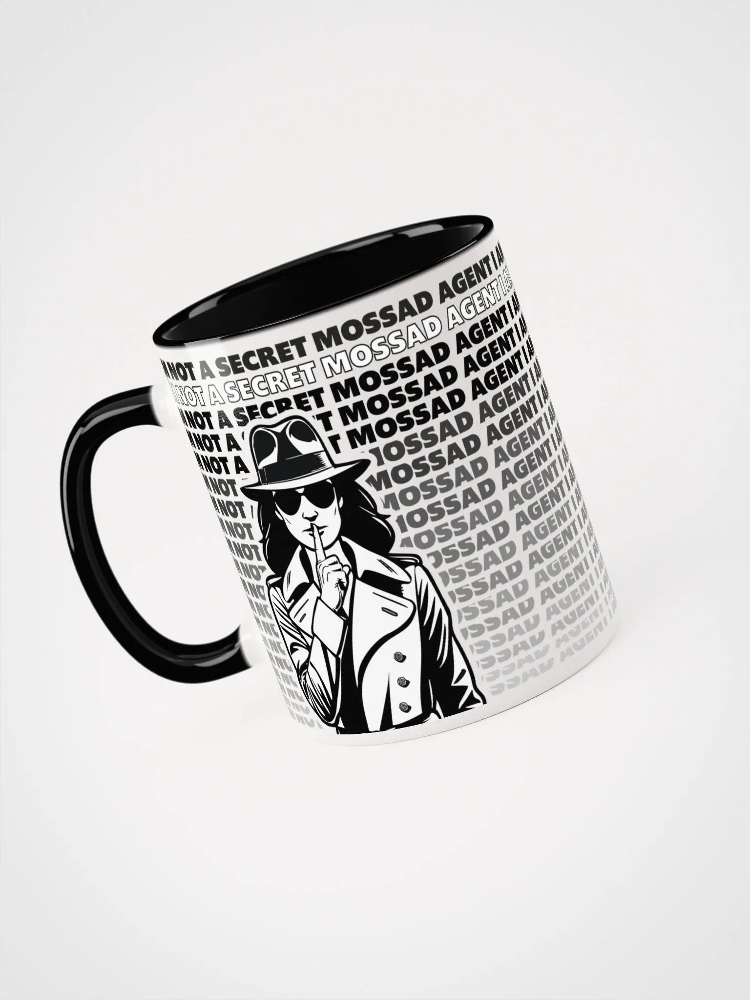 Secret Mossad Woman Duo-Color Mug product image (6)