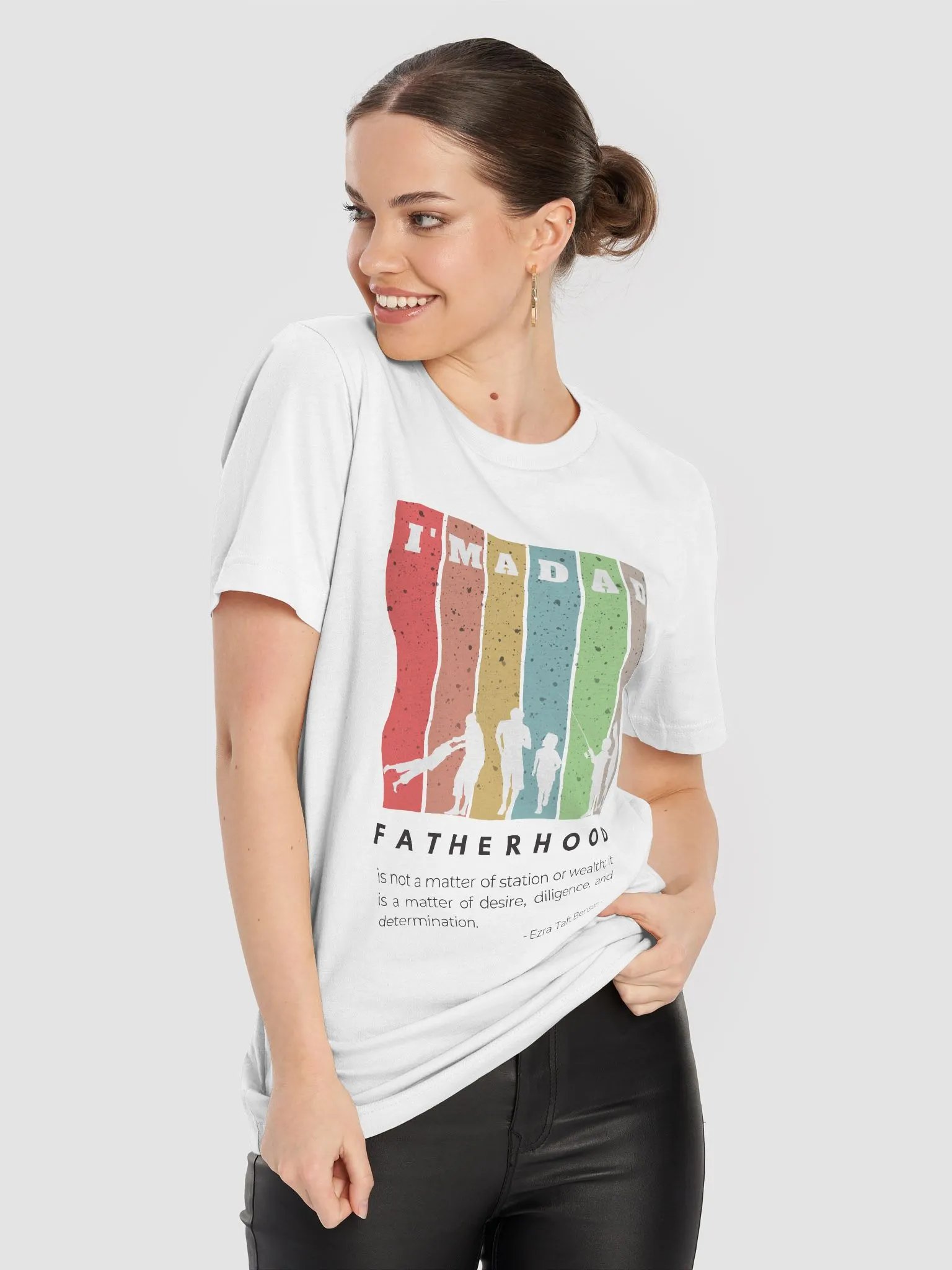 DEFINITION OF FATHERHOOD TEE (BLACK) product image (8)
