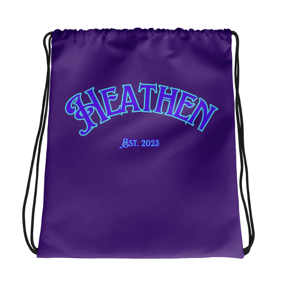 Heathen Est 2023 Drawstring bag product image (1)