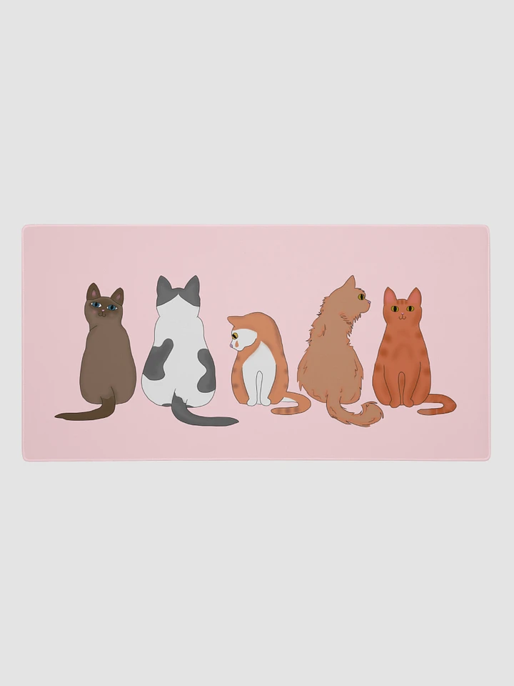 Cats Gaming Mousepad [PINK] | Runesy Merch Collection product image (1)