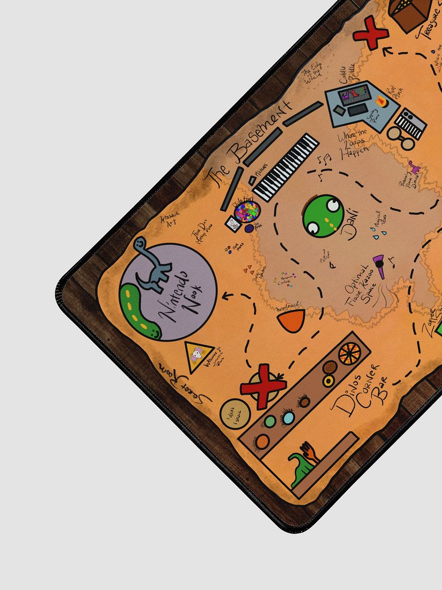Basement Map Desk Mat product image (2)