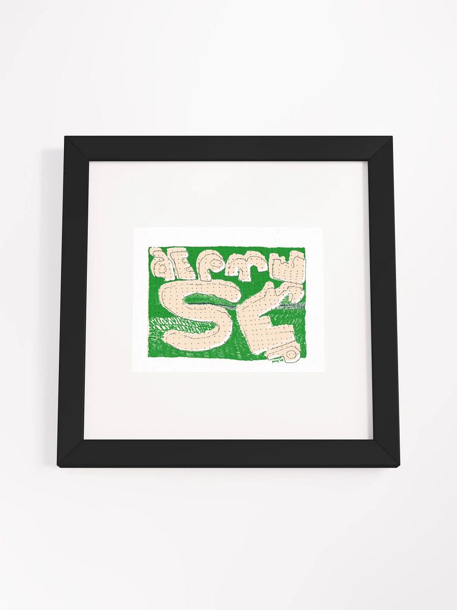 depressed Panel Card Print Framed product image (4)